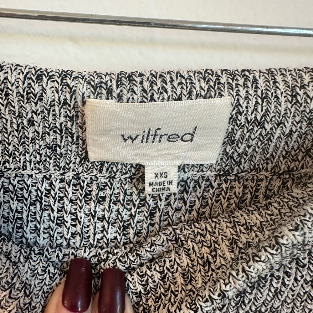 Wilfred Heather Gray A-Line Midi Skirt - Picture 2 of 5